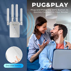 Techtex WiFi Range Extender and Signal Booster with Ethernet Port