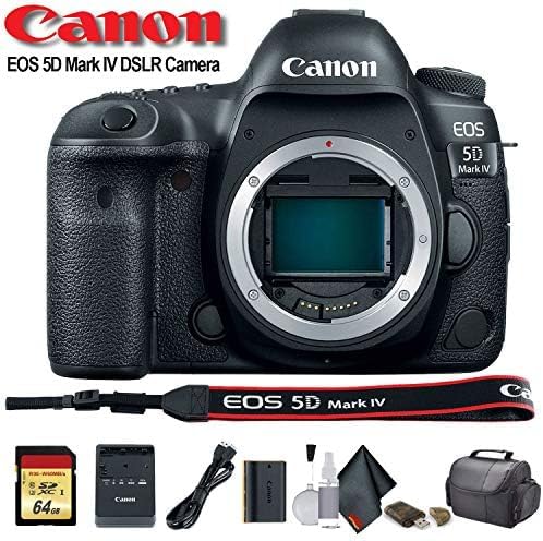 Canon EOS 5D Mark IV DSLR Camera Bundle (Renewed)