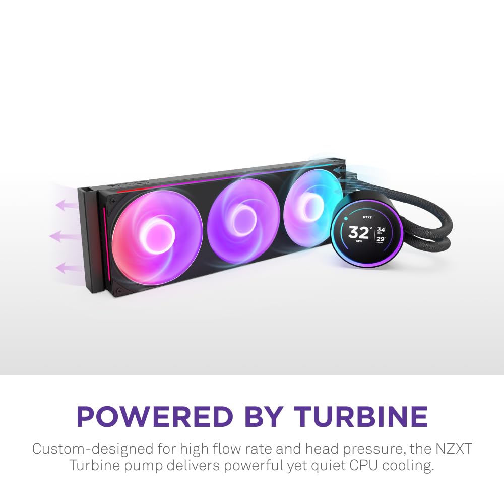 NZXT RL-KR36E-B2 Kraken Elite 360 RGB - 360mm AIO CPU Cooler