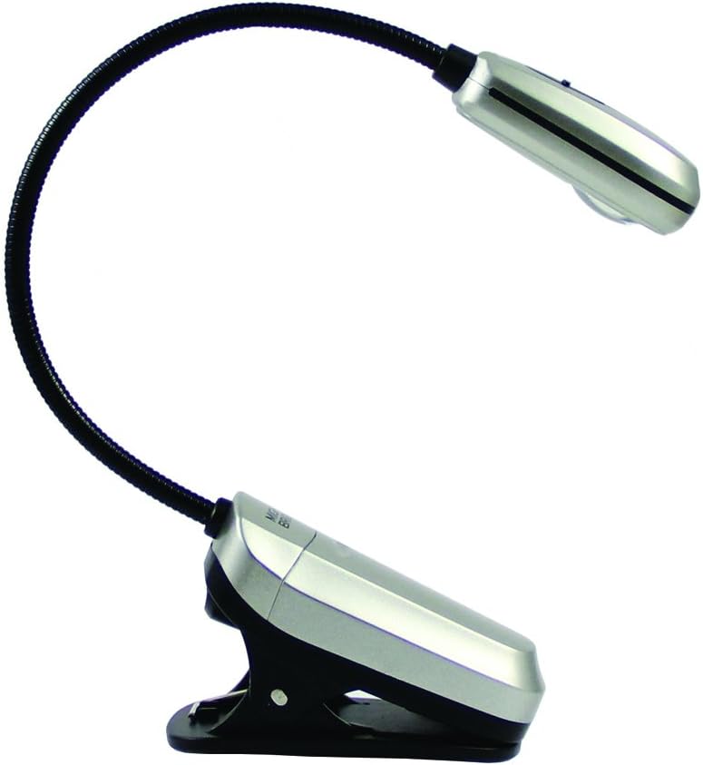 Mighty Bright 42512 MiniFlex Clip-On LED Book Light - Silver — main product image