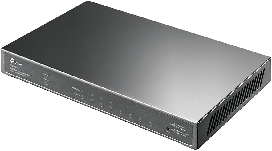 TP-Link TL-SG2008P 8-Port Gigabit PoE+ Smart Switch