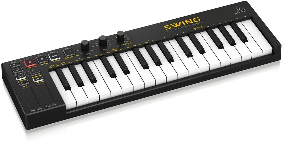 Behringer SWING 32-Key USB MIDI Controller Keyboard Sequencer