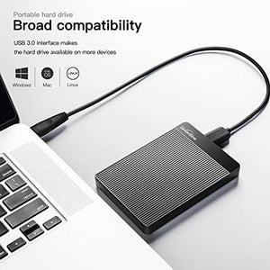 UnionSine 1TB Ultra Slim Portable External Hard Drive