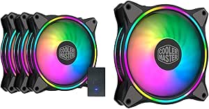 Cooler Master Master Fan MF120 Halo Duo-Ring RGB Fan 3-Pack — main product image