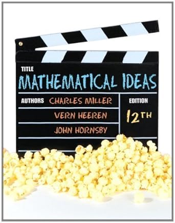 Miller Mathematical Ideas Textbook 12th Edition Hardcover — main product image