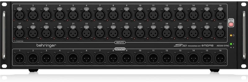 Behringer S32 Digital Snake 32 Midas Preamps — main product image