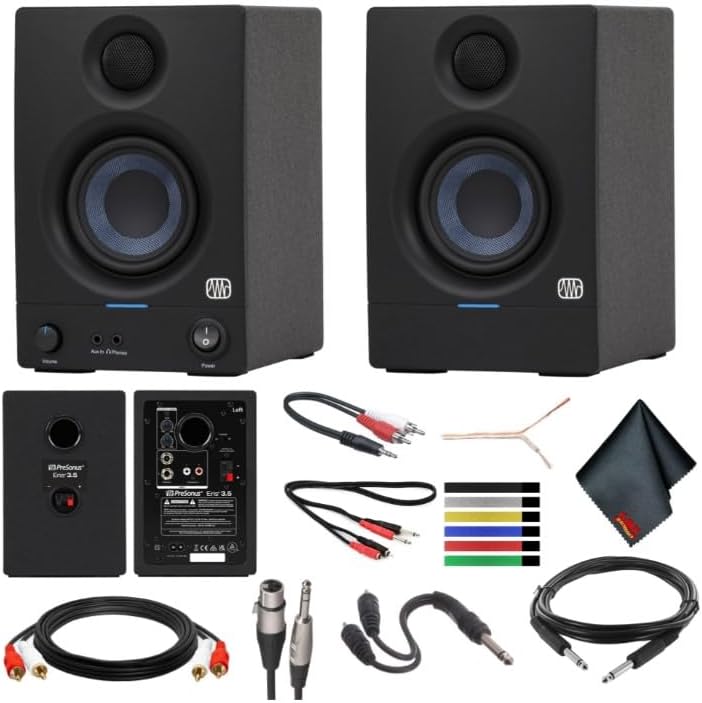 PreSonus ERIS 3.5 Studio Monitors - Active Reference Speakers