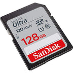 SanDisk Ultra SD Card 128GB UHS-I 120MB/s SDXC