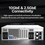 QNAP TS-h2287XU-RP-E2336-32G-US 22-Bay Rackmount ZFS NAS