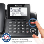 Panasonic KX-TGF850B Corded/Cordless Phone Call Block