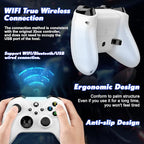 Xexvyrin Wireless White Xbox-Compatible Controller with Macros
