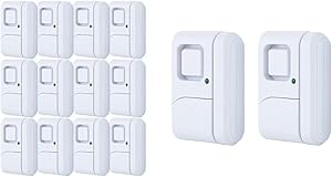 GE Window/Door Alarm 12-Pack DIY Security