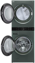 LG WKEX200HGA WashTower Washer and Dryer, Nature Green