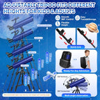 UncleHu 80mm Kids Telescope and Pop-Up Space Tent Set