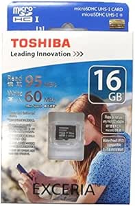 Toshiba SD-C016GR7VW060A 16GB microSDHC Exceria Class 10