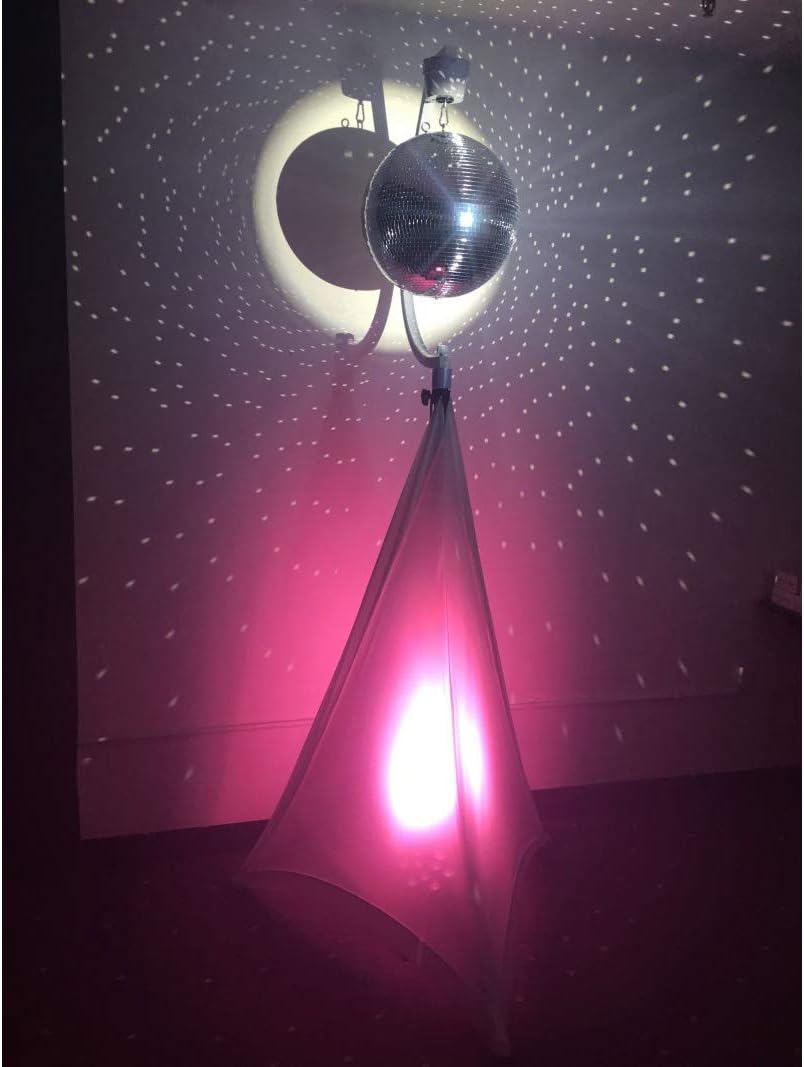 Eliminator Lighting DECOR MBSK Rotating Mirror Disco Ball Stand 4-Pack