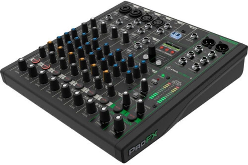 Mackie ProFX6v3+ 6-Channel Analog Mixer USB Bluetooth Bundle