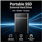 OUDAIUDS Ultra-Slim Portable SSD External Solid State Drive