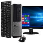Dell 390 Desktop PC with 22-inch Monitor (Renewed)