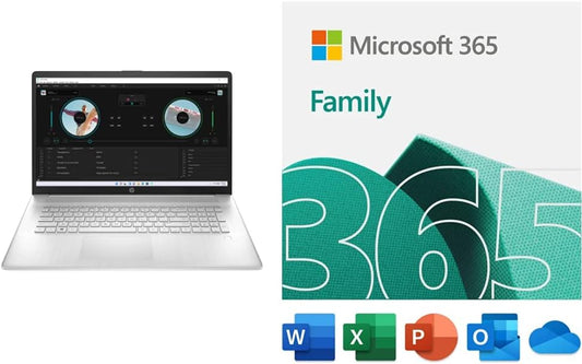 HP 17-Inch Laptop i5 8GB 512GB SSD Windows 11 + M365