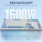 VGN V98Pro V3 Tri-Mode Hot-Swappable Mechanical Keyboard