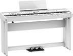 Roland FP-90X White Digital Piano Bundle - Stand, Bench, Pedals