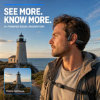 Assckr OWS-G206 Bone Conduction Open-Ear Headset with Camera