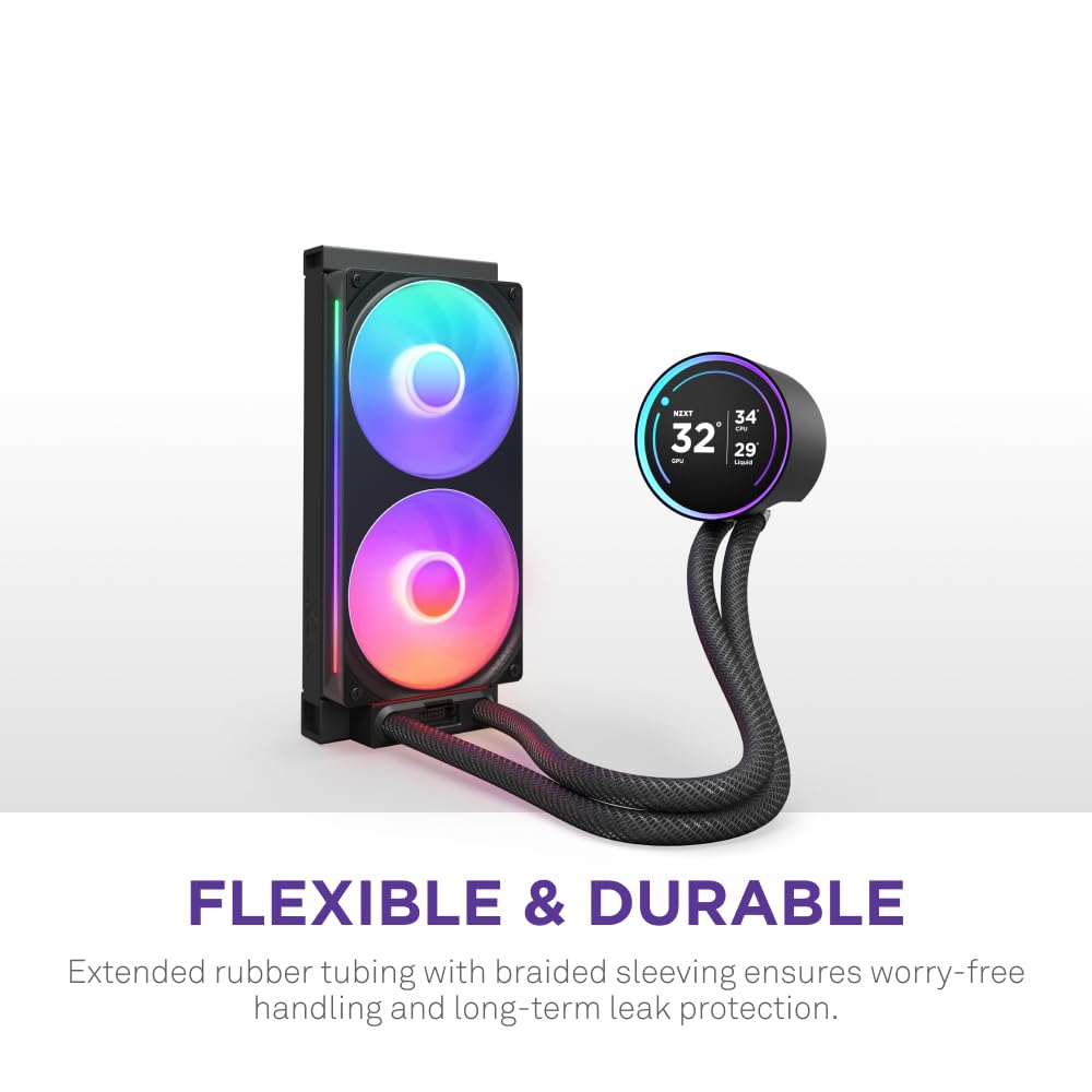 NZXT RL-KR24E Kraken Elite 240 RGB CPU Liquid Cooler - 240mm