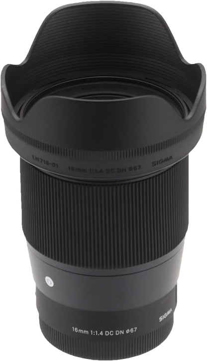 Sigma 402965 16mm f/1.4 DC DN Sony E Lens Bundle