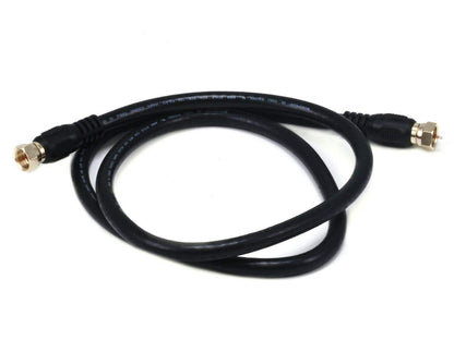Monoprice 103030 RG6 Quad Shield CL2 Coaxial Cable 3ft