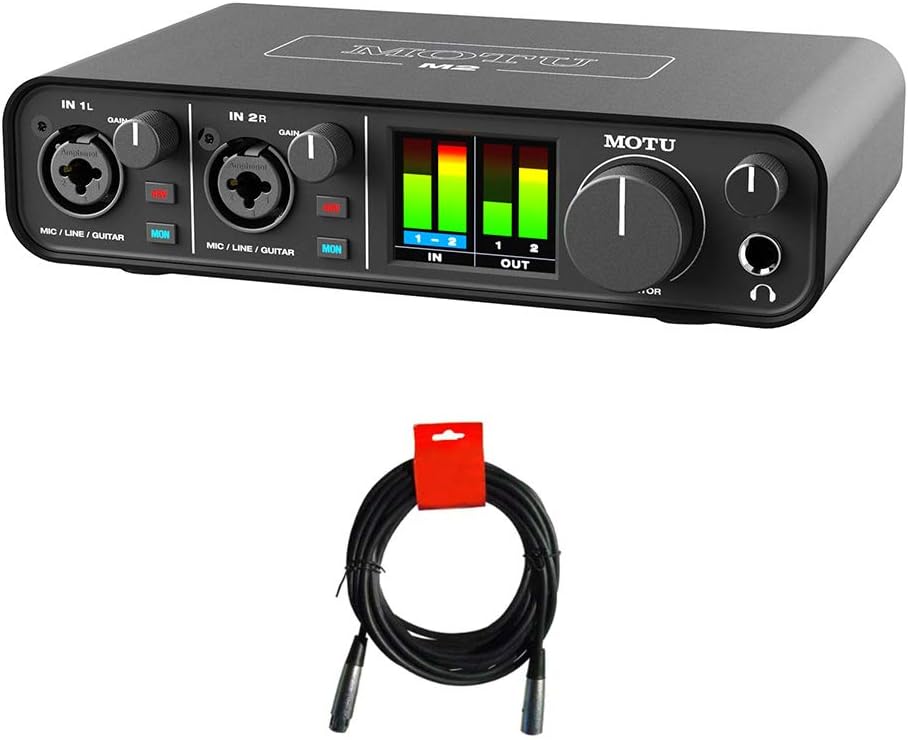 MOTU 3120 M2 2x2 USB-C Audio Interface Bundle
