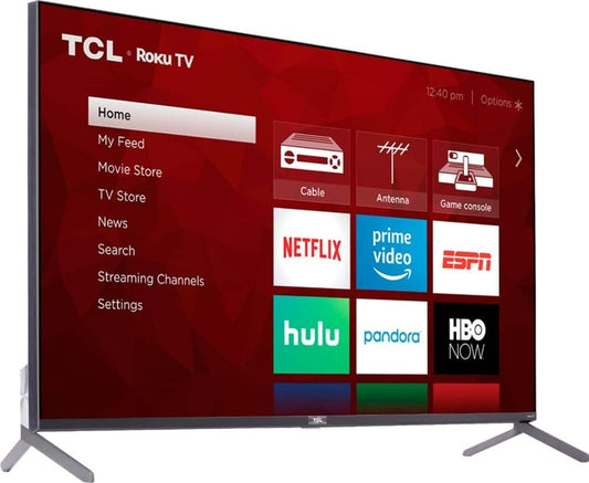 TCL 65R625 65" QLED 6-Series 4K Smart TV Renewed