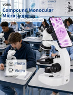 VOBU Binocular Compound Microscope for Adults and Students