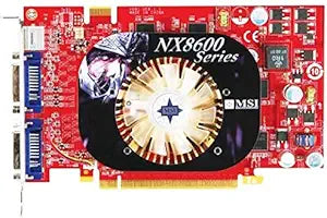MSI NX8600GT-T2D256E OC Geforce 8600GT 256MB PCIe Graphics Card — main product image