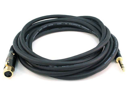 Monoprice 104770 XLR Female to 1/4" TRS Cable - 10ft