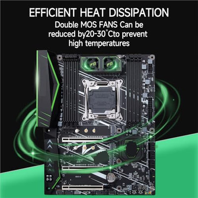 CJDARUJHC X99 F8 LGA 2011-3 Motherboard and CPU Combo Kit