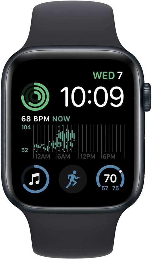 Apple MNTF3LL/A-cr Watch SE 2nd Gen 44mm GPS Renewed