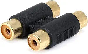 Monoprice 107238 2 RCA Jack to 2 RCA Jack Adaptor