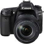 Canon EOS 80D 18-135mm Lens Camera Bundle