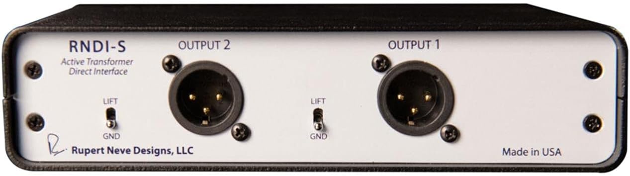 Rupert Neve Designs SG_B07B2MW7PF_US RNDI-S Stereo DI Box
