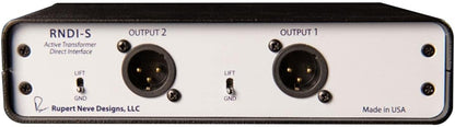 Rupert Neve Designs SG_B07B2MW7PF_US RNDI-S Stereo DI Box