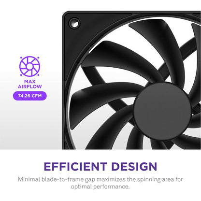 NZXT RF-Q12SF-B2 F120Q 120mm Quiet Case Fan