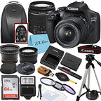 Canon EOS 2000D Rebel T7 DSLR Camera Kit + Accessory Bundle