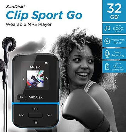 SanDisk SDMX30-032G-G46B 32GB Clip Sport Go MP3 Player