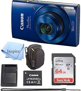 Canon PowerShot ELPH 190 Compact Digital Camera Bundle