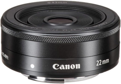 Canon 5985B002-cr EF-M 22mm f/2 STM Lens - Renewed