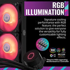 Cooler Master MasterLiquid ML240L RGB V2 CPU Liquid Cooler