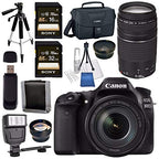 Canon 1263C006-2 EOS 80D DSLR Camera Bundle with Lenses