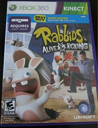 Microsoft Rabbids Alive & Kicking Kinect - Xbox 360 — main product image