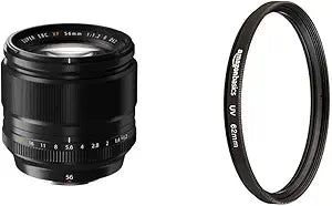 Fujifilm XF56mmF1.2 R Lens with UV Protection Filter — main product image